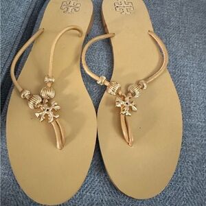 Tory Burch Mustard Yellow Sandals Size 8